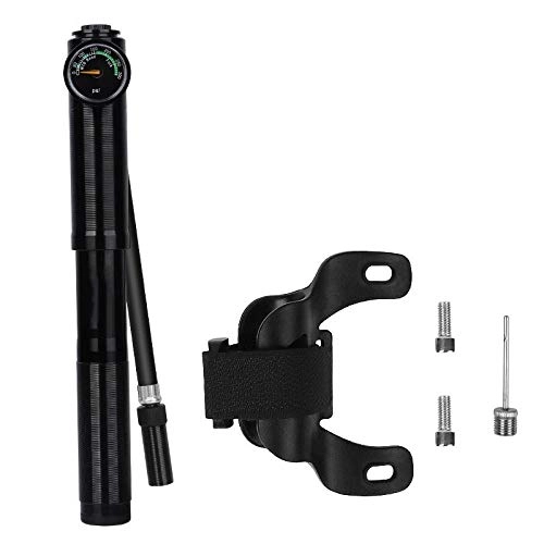 Bike Pump : DLSM Bicycle pump high pressure portable mini mountain bike road bike is suitable for precise and fast inflation of road mountain bikes-C2