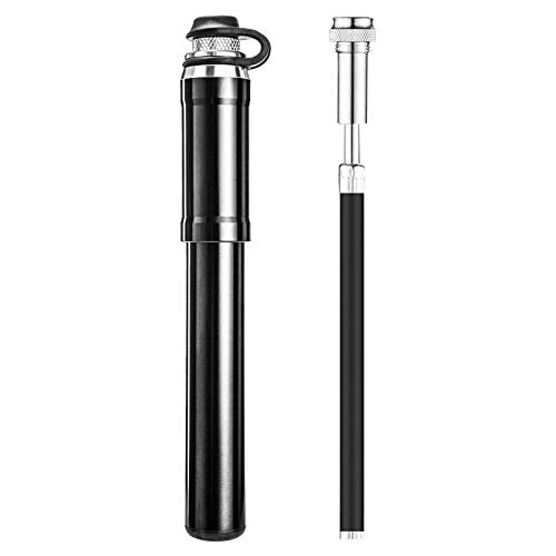 Bike Pump : DLSM Mini bicycle pump Accurate and fast inflatable bicycle pump Portable mini high-pressure American and French mountain road bike accessories-C1
