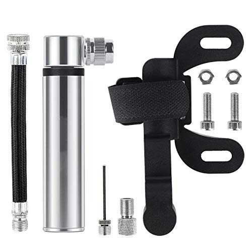 Bike Pump : DLSM Mini bicycle pump, hand pump, general purpose small bicycle basketball portable high pressure inflatable tube, suitable for road mountain bike-C2