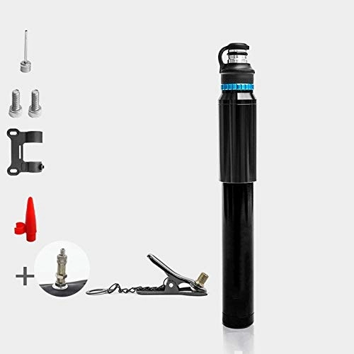 Bike Pump : DLSM Mini bicycle pump hand pump high pressure pump small portable basketball bicycle battery car household inflation tube universal mouth-C4