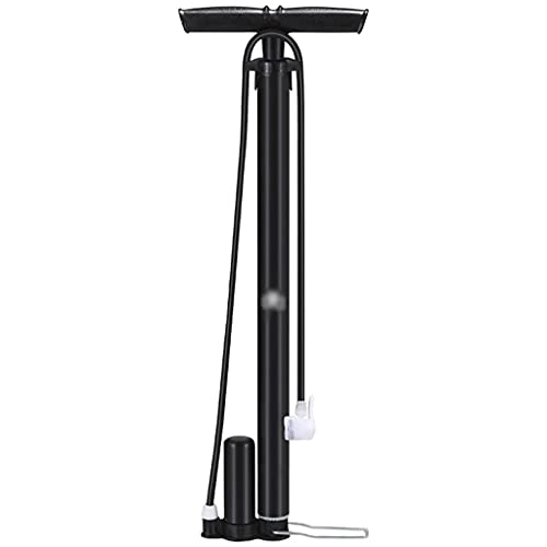 Bike Pump : DXIUMZHP Floor Pumps Portable Bike Floor Pump Bicycle Air Pump, Household High Pressure Floor Pumps, Inflatable Ball Toys, Universal Adapter, Stable And Portable (Color : Black, Size : 60 * 23cm)