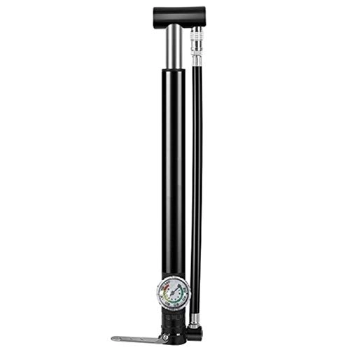 Bike Pump : DYecHenG Bike Pump Portable Bicycle Pump Aluminum Alloy Tire Tube Mini Hand Pump for Road Mountain and Bikes (Color : Black, Size : ONE SIZE)