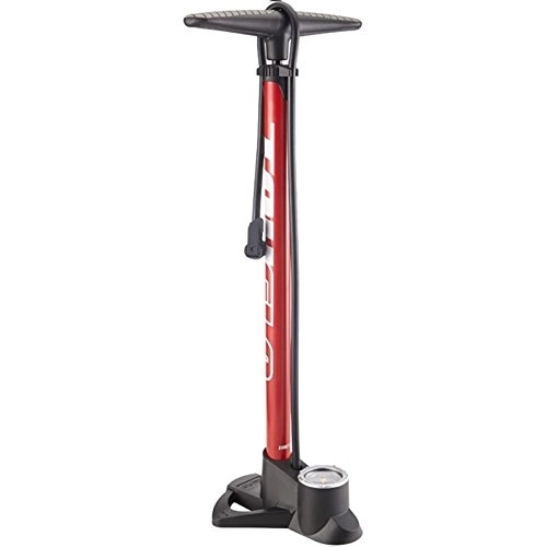 Bike Pump : Easitrax 3 track pump with gauge, max 160 psi, red