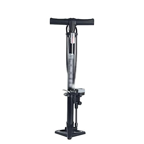 Bike Pump : Eastbride Bicycle inflator with barometer, portable high-pressure inflator, high strength and durability, Fits Presta & Schrader Valve