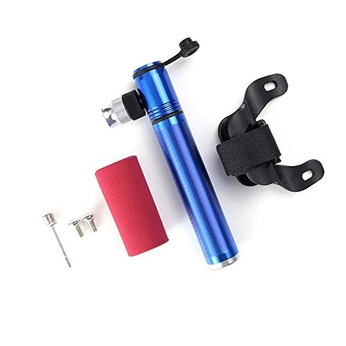 Bike Pump : Eastbride Bicycle pump, portable mini co2 inflatable cylinder, 120psi high pressure Fits Presta & Schrader Valve with frame-blue