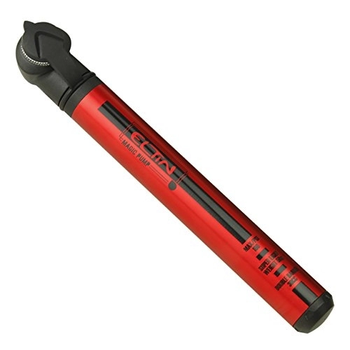 Bike Pump : Eltin Bike Mini Pump High Pressure 160 PSI Presta Valve Portable Pump Road Bikes Fits in Pocket / Jersey / Tool Kit / Backpack (Red)