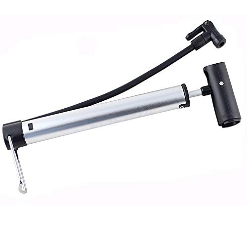 Bike Pump : ERTYP Bike Pump Mini Bicycle Air Tire Pump Suitable to Mountain Other Road Includes Mount Kit for Road, Mountain Bikes (Color : Silver, Size : 31cm)