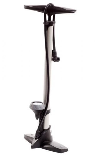 Bike Pump : EyezOff EZ55 High Pressure Bike Floor Pump w / Gauge and Ergonomic 2-tone Handle (Steel Barrel)