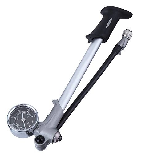 Bike Pump : FGGTMO Bike Pump Mini, Super Fast Tyre Inflation, High Pressure Bicycle Pump with Stabilizing Foot Peg and Pressure Gauge, for Ball, Bike, Road, Mountain (Color : A)