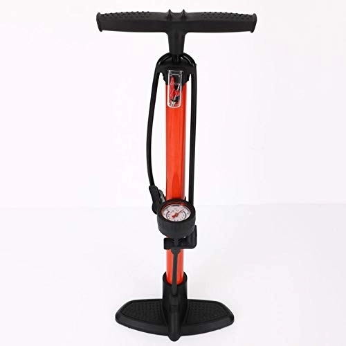 Bike Pump : FGGTMO Bike Pump, Super Fast Tyre Inflation, Pressure Bicycle Pump with Stabilizing Foot Peg and Pressure Gauge, Perfect for Balloon, Bike, Road, Cycling (Color : A)