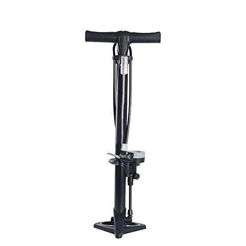 Bike Pump : Floor Bicycle Pump, Bicycle Floor Pump, High-Pressure Bicycle Air Pump, with Meter And Smart Valve Head, Automatic Flip Presta And Schrader