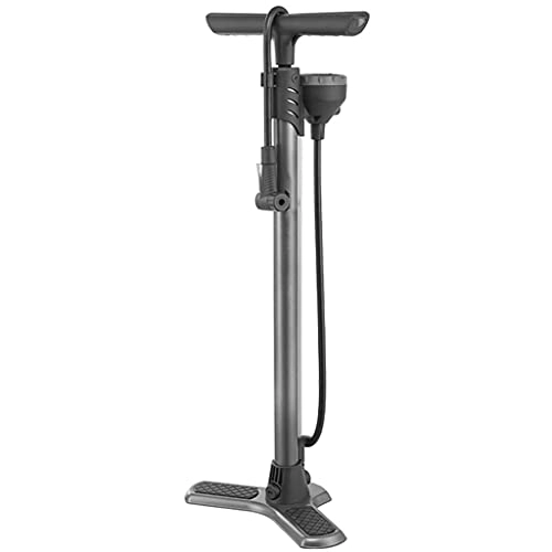 Bike Pump : Floor Pumps MTB Floor-standing High-pressure Pump, Household Vertical Air Pump, Automatic Recognition Of Gas Nozzle, Magnifying Glass Dial, 160PSI High Pressure