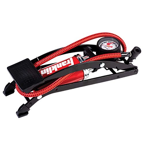 Bike Pump : Franklin Sports High Pressure Foot Pump, Black / Red