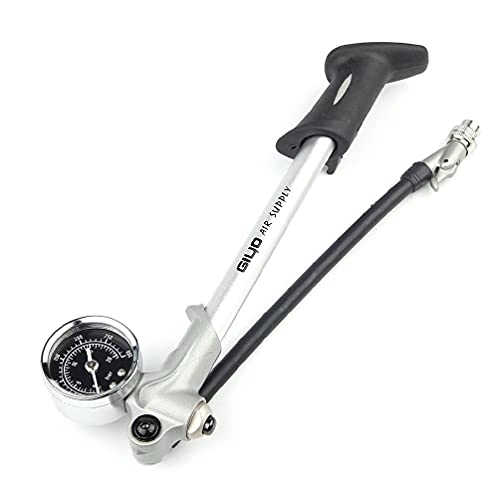 Bike Pump : Frotox Mini bicycle pump, bicycle pump with pressure gauge, lightweight bicycle hand pump, portable, compact, fast and easy to use