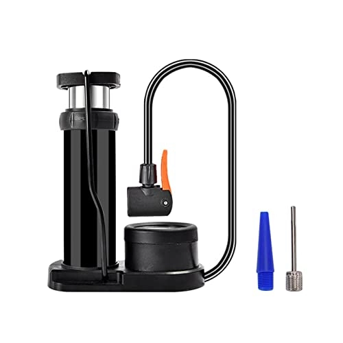 Bike Pump : GBOOTS Bicycle Pump Electric Bike Motorcycle Cycling Accessories 120 Pressure Tire Inflator Valve (Color : Black)