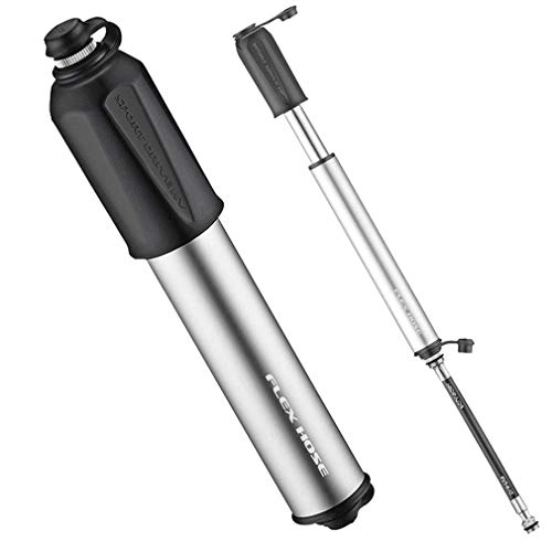 Bike Pump : GENFALIN Outdoor sports Mini bicycle pump. High pressure, light frame pump. For Presta And Schrader Valves Without Switching. Hand pump for road bike, mountain bike bike Bicycle Parts