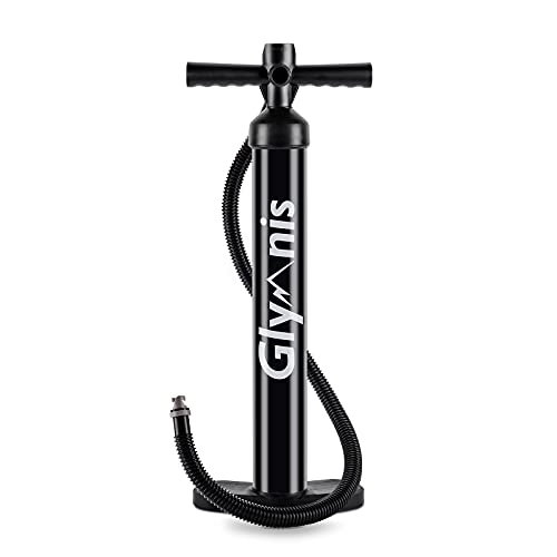 Bike Pump : Glymnis Accessories SUP Hand Pump with Pressure Guage Inflate for Stand Up Paddle Boards & Kayak