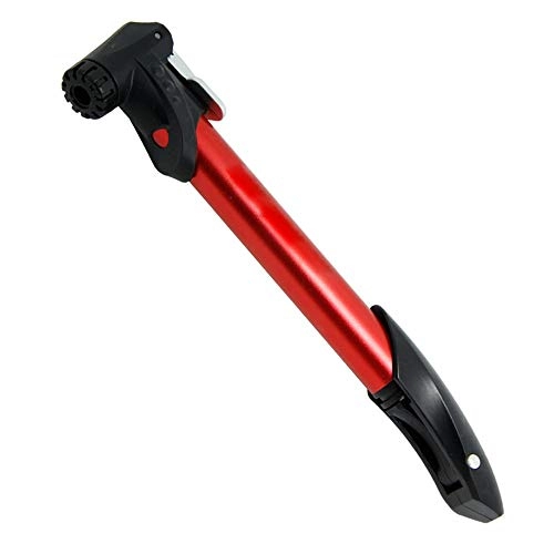 Bike Pump : Goodvk Tire inflator Cycling Mini MTB Bike Pump Fast Inflation Hand Pump Mini Bicycle Tyre Pump For Road, Mountain Bikes Valve tube bicycle pump (Color : Red, Size : 24cm)