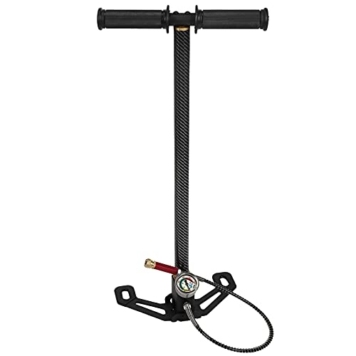 Bike Pump : GOTOTOP 3‑Stage Folding Hand Pump, 0-30mpa Three Types Of Adapters High Pressure Hand Pump for Bike
