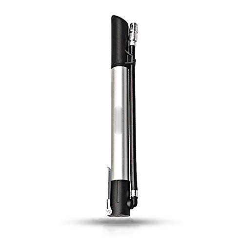 Bike Pump : GU YONG TAO Small Portable Bicycle Bicycle Pump, Inflator, Aluminum Alloy Cylinder - With Barometer - American And French Mouth Universal, Suitable For Bicycles, Mountain Bikes, Ball, Etc