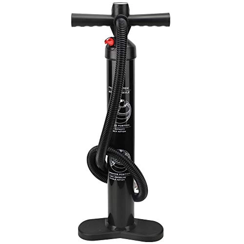 Bike Pump : Hand Air Pump Floor Standing Bike Cycle Bicycle Tyre Hand Air Mini Pump With Gauge for Boat Mattress
