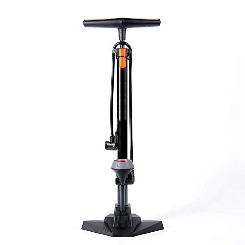 Bike Pump : HAOSHUAI Bike Pump Floor-mounted Bike Hand Pump With Precision Pressure Gauge For Easy Carrying Bicycle Tire Pump (Color : Black, Size : 500mm) (Color : Black, Size : 500mm)