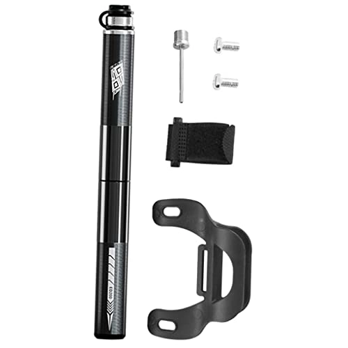 Bike Pump : Harilla Pump Suitable for Presta And Schrader - Accurate Inflation - Tire Pump for Road Bicycles, Mountain Bikes - Black with Gauge