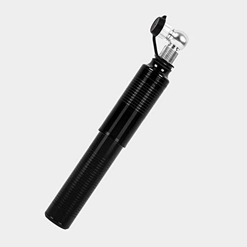 Bike Pump : HEBAI Multifunction Bike Pump, Portable Frame Mounted Air Pump Inflatable Tools 110 PSI Mini Aluminum Alloy Bicycle Tire Pumps With Universal Presta And Schrader Valve 10.24 (Color : Silver)