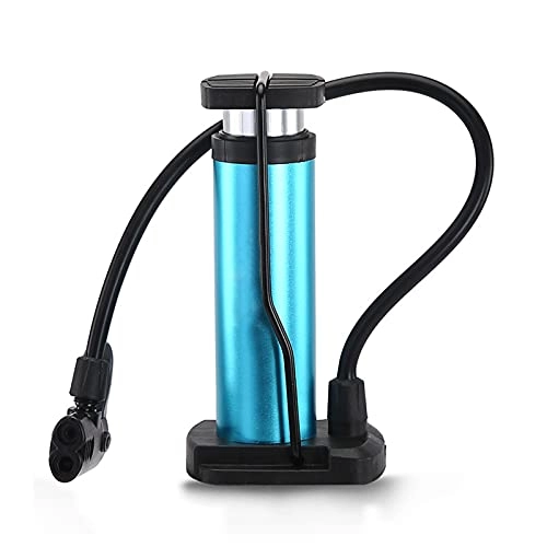 Bike Pump : HelloCreate Bike Pump Mini Bicycle Tire Air Pump Foot Bike Pump with Gas Ball Needle for Bicycles Motorcycles Electric Cars Sports Balls Balloons