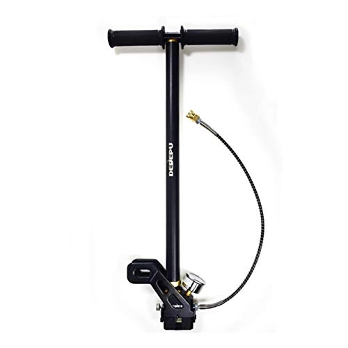 Bike Pump : HEQIE-YONGP Diving Equipment Scuba Diving Oxygen Cylinder Manual air-pump high pressure PCP, 4 stages, 30Mpa, 4500psi, Hpa, tank car chase, Rechar air (Color : Black)