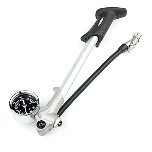 Bike Pump : High Pressure Shock Pump, Portable Bicycle Pump, MTB Bike Shock Pump for Fork Rear Suspension with Gauge and Air Bleed Button for Shock Absorbers