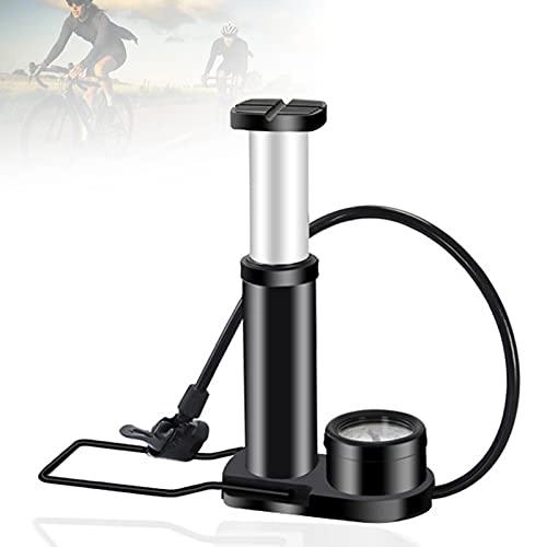 Bike Pump : HIMABeauty Multi-Functional Bike Air Pump, Universal Bicycle Floor Pump Lightweight with Pressure Gauge, 140PSI for Bikes, Motorcycles, Balls And Inflatable Toys