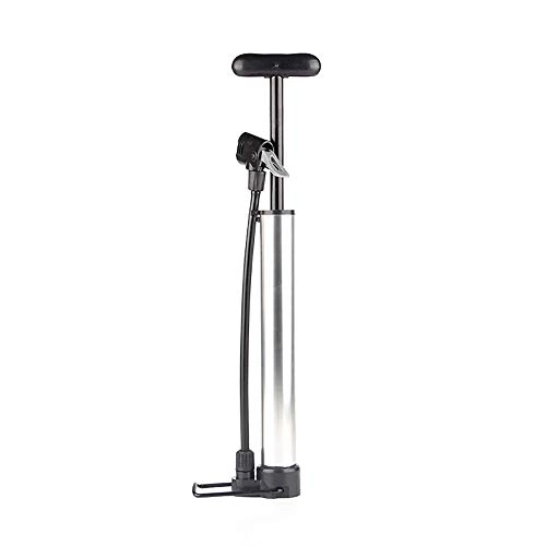 Bike Pump : Huangjiahao Bicycle Pump Mini Bike Pump Includes Mount Kit Bicycle Tire Pump for Mountain and Bikes 120 PSI High Pressure Capacity for Road, Mountain and BMX Bikes (Color : Silver, Size : 31cm)