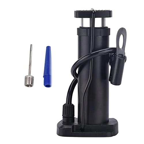 Bike Pump : HUOFEIKE Bike Foot Pump Mini Bicycle Pump Activated Floor Pump with Portable Air Pump with Gas Ball Needle for All Bike Toy Swimming Ring Motorcycle Tires, Black