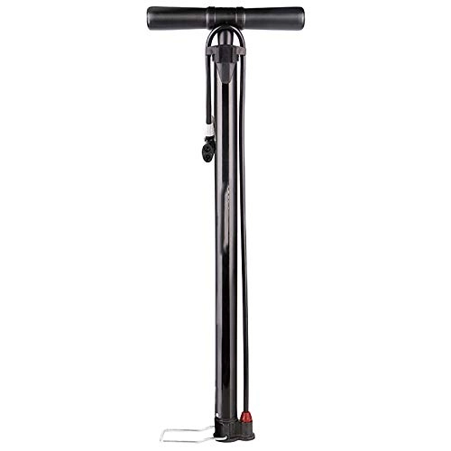 Bike Pump : inChengGouFouX Convenience Household General Purpose Pump Motorcycle Battery Car Basketball Inflator Bike Pump Exquisite Bicycle Pump (Color : Black, Size : 64x3.5cm)