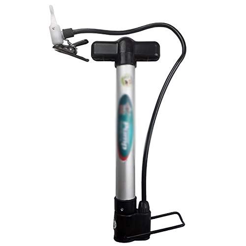 Bike Pump : inChengGouFouX Convenience Portable Mini Pump Bicycle Ball Basketball Football Electric Car Inflator Exquisite Bicycle Pump (Color : Silver, Size : 30cm)