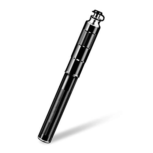 Bike Pump : Jklt Convenient Bicycle Pump Universal Basketball Football Pump Mini Bike Pump with Mounting Bracket for Easy Carrying Durable (Color : Black, Size : 225mm)