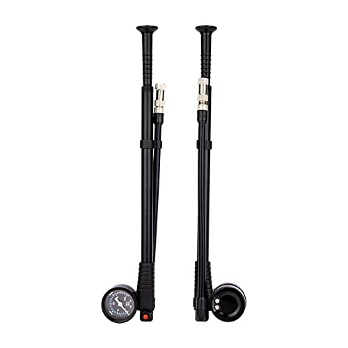 Bike Pump : Joliy Bike Pump, High Pressure Bicycle Shock and Fork Suspension Pump, Air Gauge up to 300 PSI, Works with Mountain Bike Road Bicycle and Motorcycle - Durable Aluminum Body