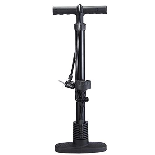 Bike Pump : JOMSK Bicycle Hand Floor Pump High Pressure Pump Bicycle Electric Car Air Pump Basketball Toy Ball Air Pump (Color : Black, Size : 60cm)