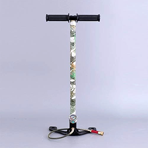 Bike Pump : Joyfitness High Pressure Pump Beauty Mouth Camouflage Air Pump with Separator, foldinglargewatch