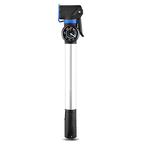 Bike Pump : Joyfitness Mountain Bike Portable Pump with Barometer Handheld Pressure Gauge Magnifying Glass Pump