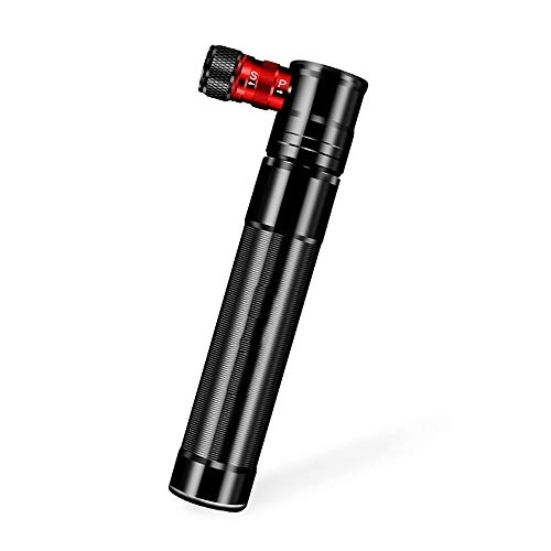 Bike Pump : KCCCC Frame-Mounted Pumps Bicycle Pump Universal Mini Air Pump Riding Equipment Mountain Road Bike Portable Cycling (Color : Red, Size : 122mm)