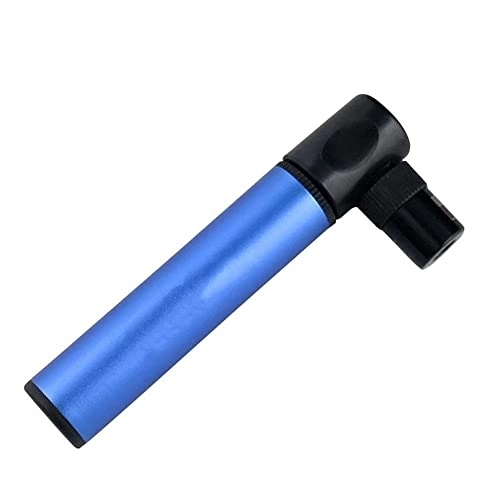 Bike Pump : KEDUODUO Bicycle Pump Portable Bicycle Floor Pump Bicycle Riding Equipment Easy To Carry 7-Shaped Mini Aluminum Alloy Pump Light Universal Bicycle Pump, Blue