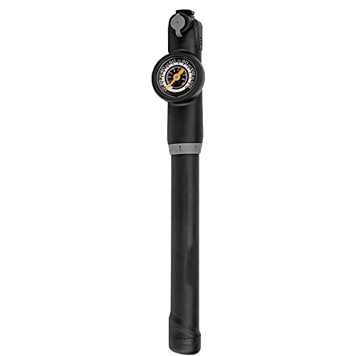 Bike Pump : KEDUODUO Bicycle Pump Portable High Pressure Inflator Tube Easy To Carry Cycling Gear Bicycle with Barometer Hose Light Universal Bicycle Pump