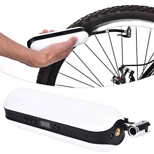 Bike Pump : keyren Bike Electric Inflator, Quick-Fill Air Pump Electric Pump Bicycle Tire Pump, Smart Inflator Portable Built-in Battery for Outdoor Bicycle Motorcycle Riding