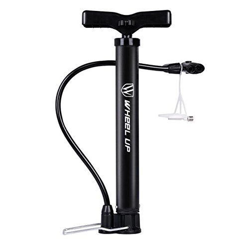 Bike Pump : LETTON Air pump for Bikes, Mini Portable Bike Floor Pump for standard Schrader and Presta Bicycle valves, 120PSI with Multifunction Ball Needle