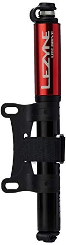Bike Pump : Lezyne Lite Drive Mini Pump Small Glossy Red 160 PSI 18.0 cm 1-MP-LTDR-V1S11 S / 18.0 cm
