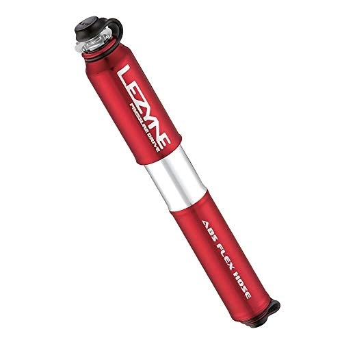 Bike Pump : Lezyne Pressure Drive Hand Pump V2 ABS - Small Red