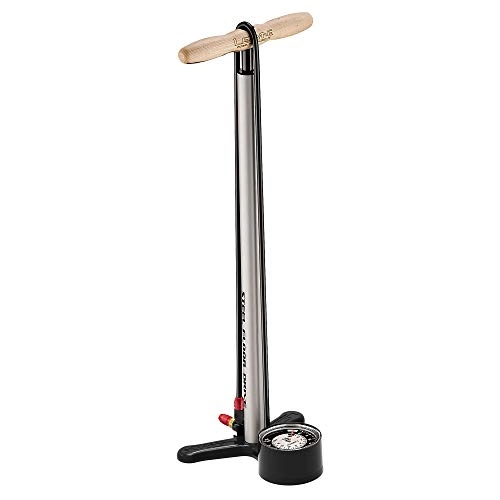 Bike Pump : Lezyne Steel Floor Drive Pressure Gauge 3" 5 Unisex Adult Foot Pump Grey