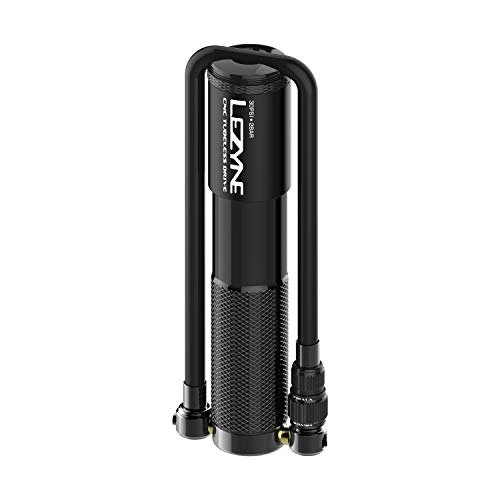 Bike Pump : Lezyne Unisex - Adult CNC Tubeless Drive Mini Pump, Black, 17.3 cm